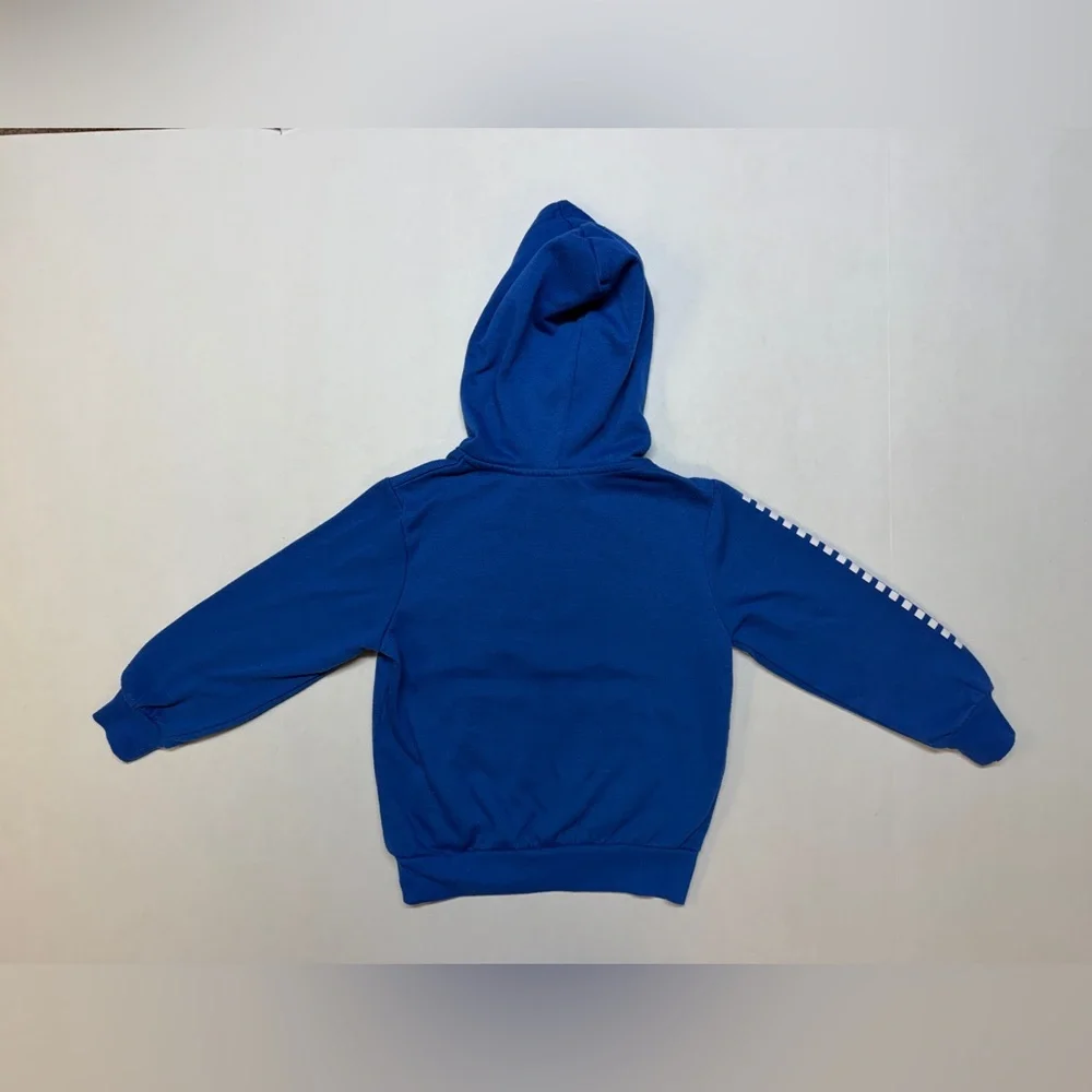 Nintendo Mario Kart Kid’s Size 7 Blue Checkered Hoodie